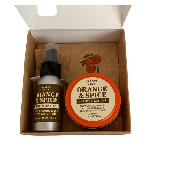 Trader Joe's Orange & Spice Scented Candle & Room Spritz - Picture 9 of 9